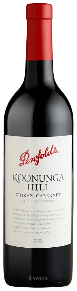 Penfold koonunga hill shiraz cabernet