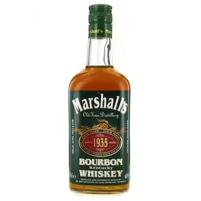Marshall's bourbon whiskey