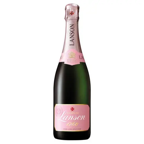 Lanson brut rose label