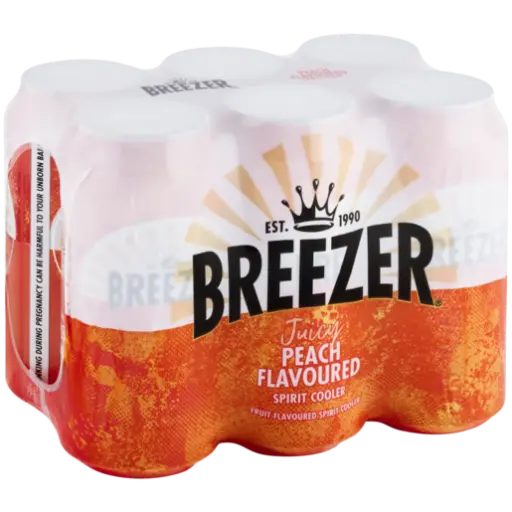 Bacardi breezer peach 6pack
