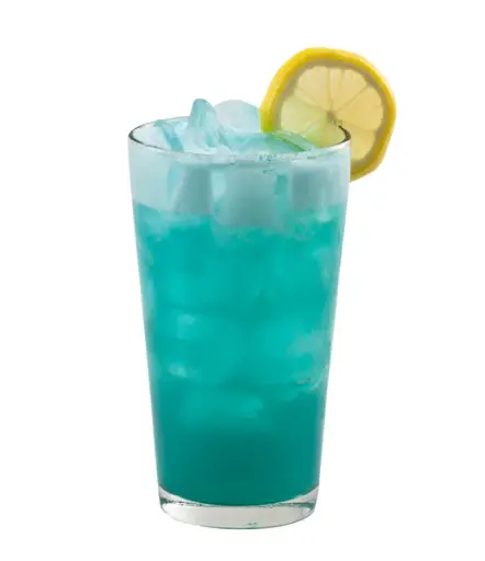 Peach blue long island