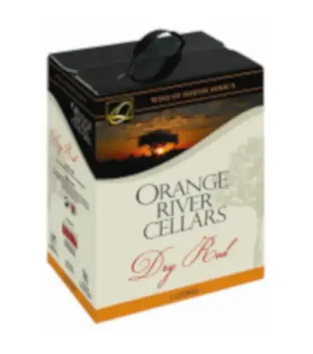 Orange river cellars red dry rock